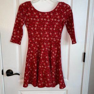 Hollister XS mini dress 3/4 sleeves knit skaters NWOT